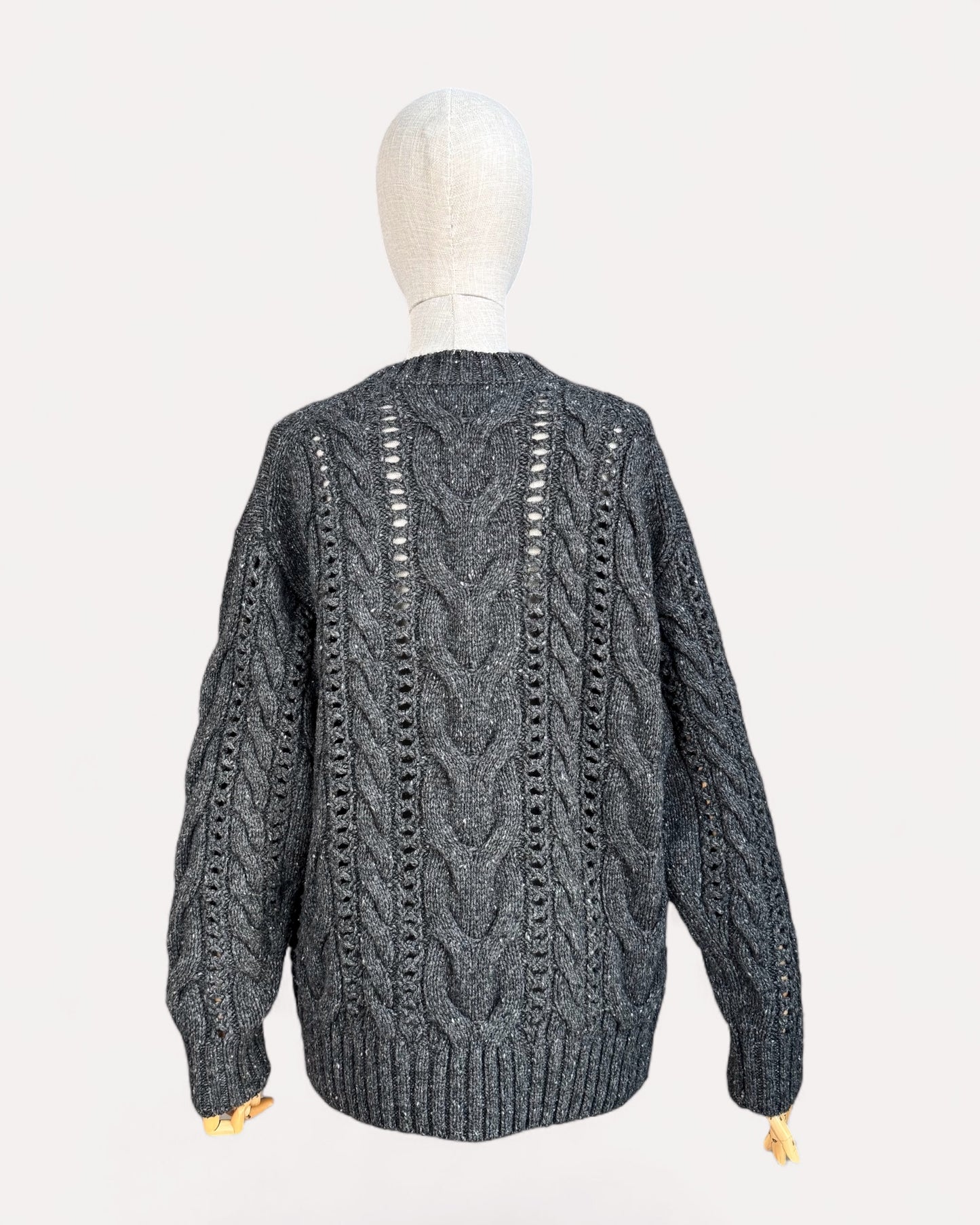 Wilfred Grey Knitted Sweater, S