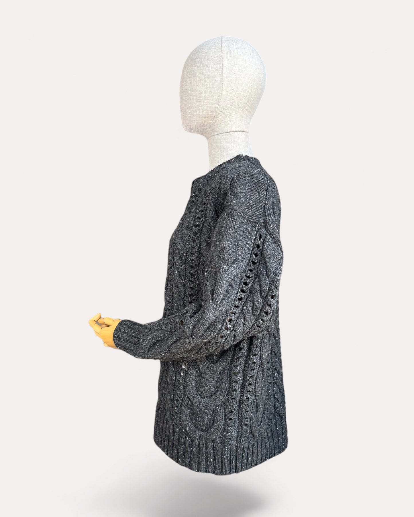 Wilfred Grey Knitted Sweater, S