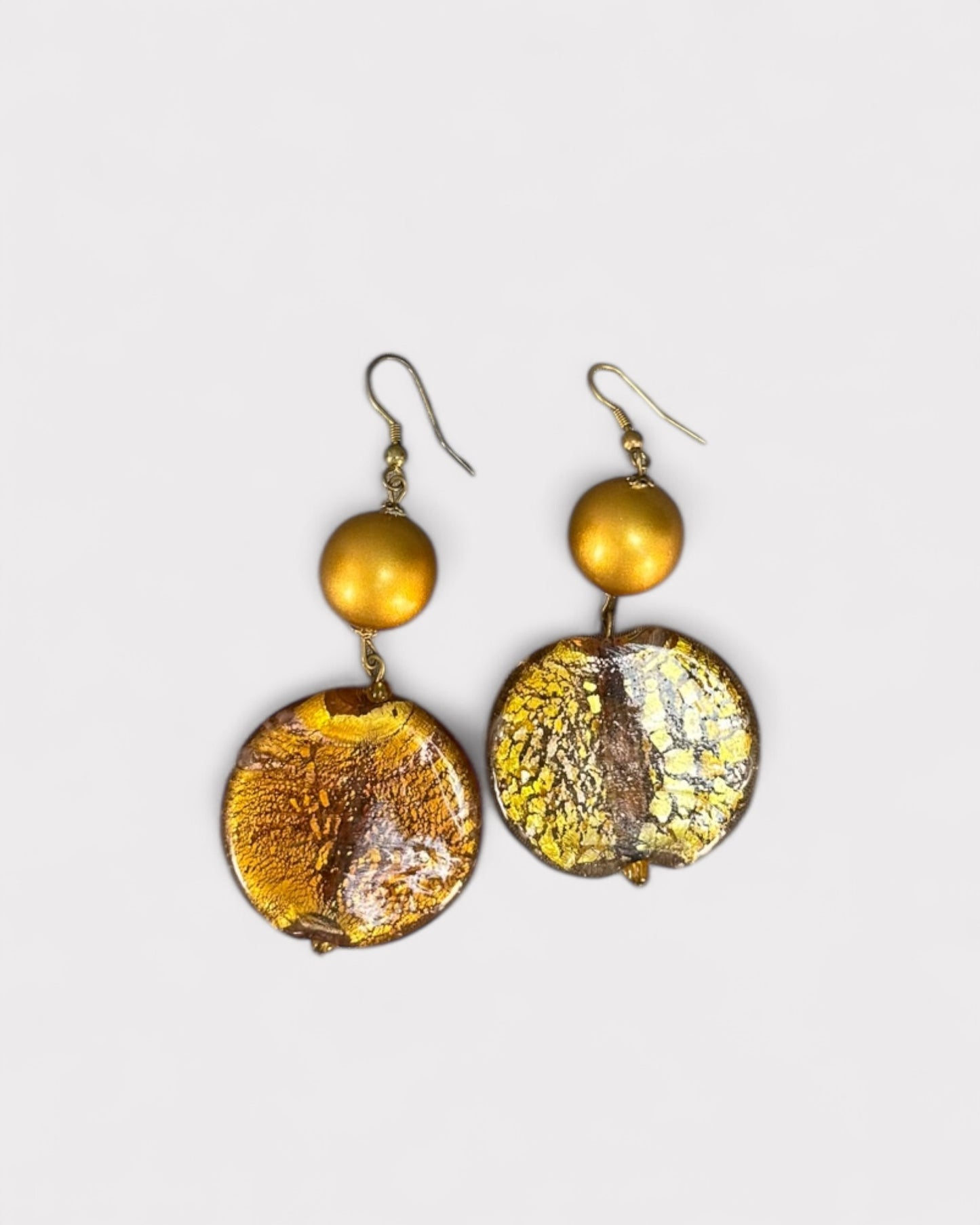 Green earrings