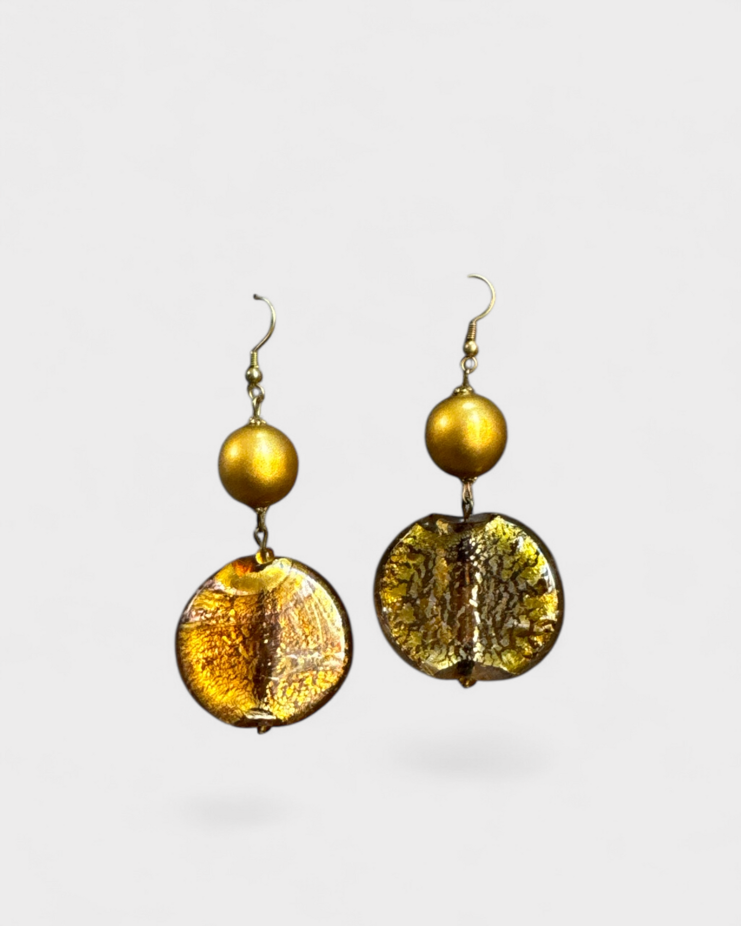 Green earrings