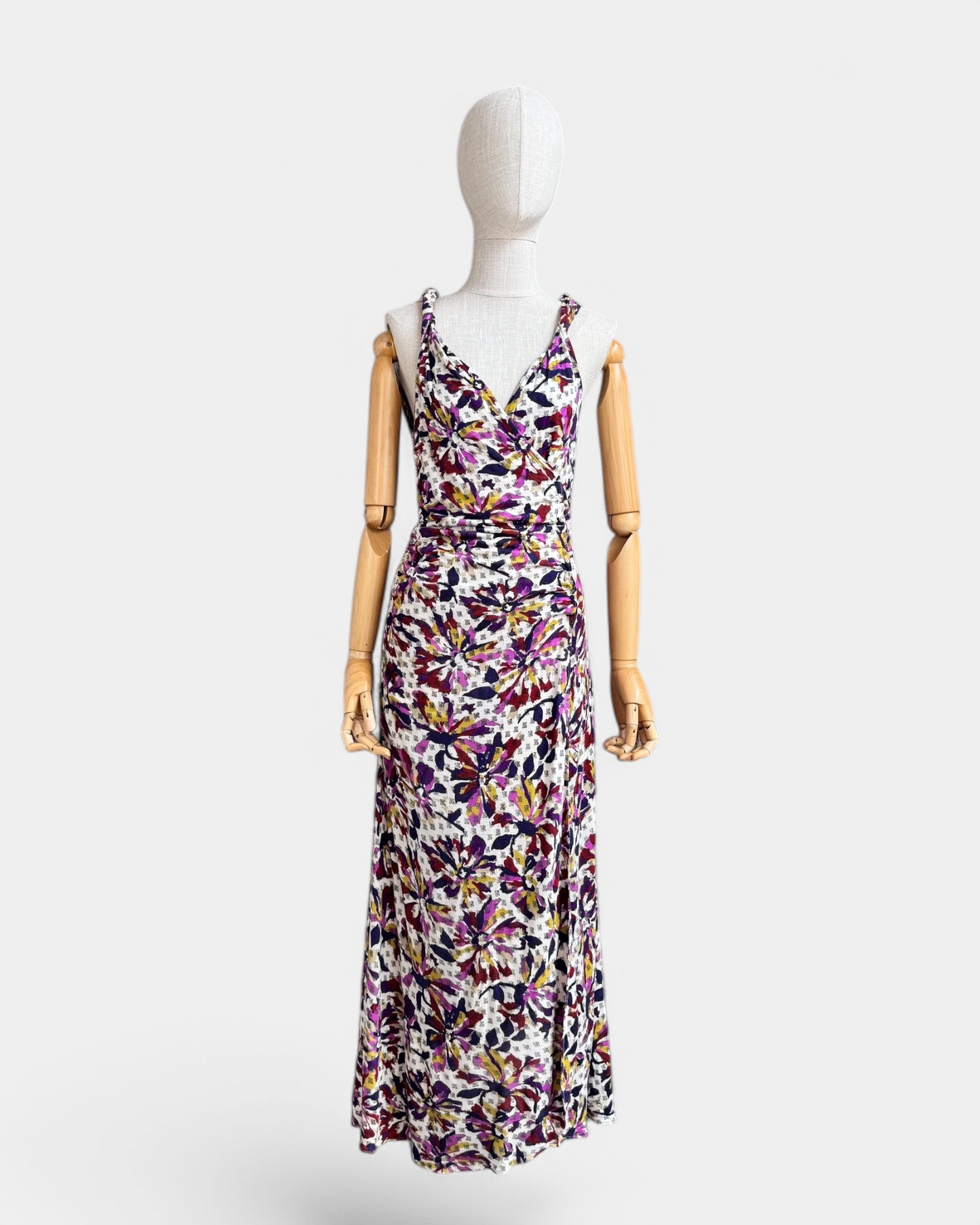 Printed dress White/pink/yellow/black Marc by Marc Jacobs, M