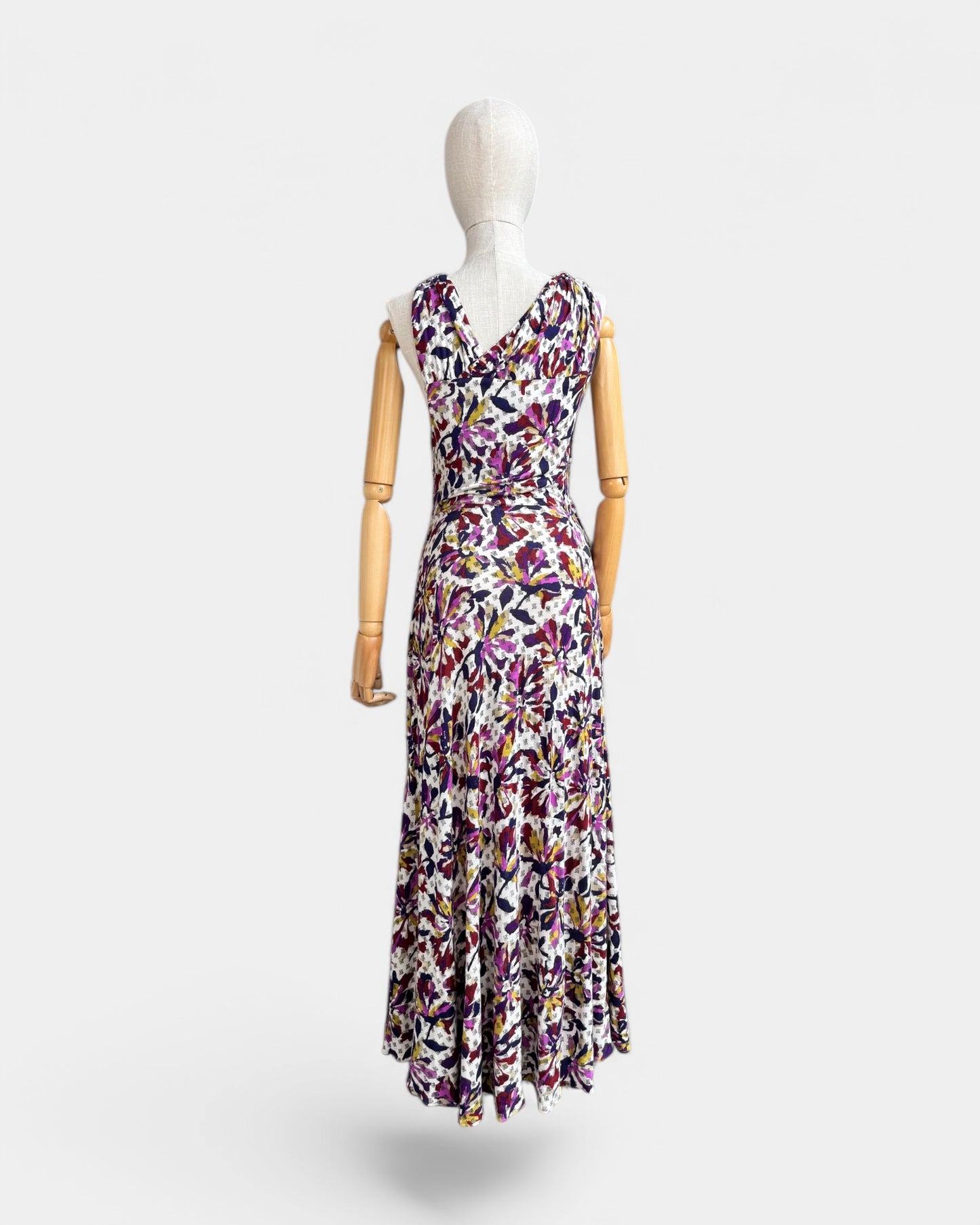 Printed dress White/pink/yellow/black Marc by Marc Jacobs, M