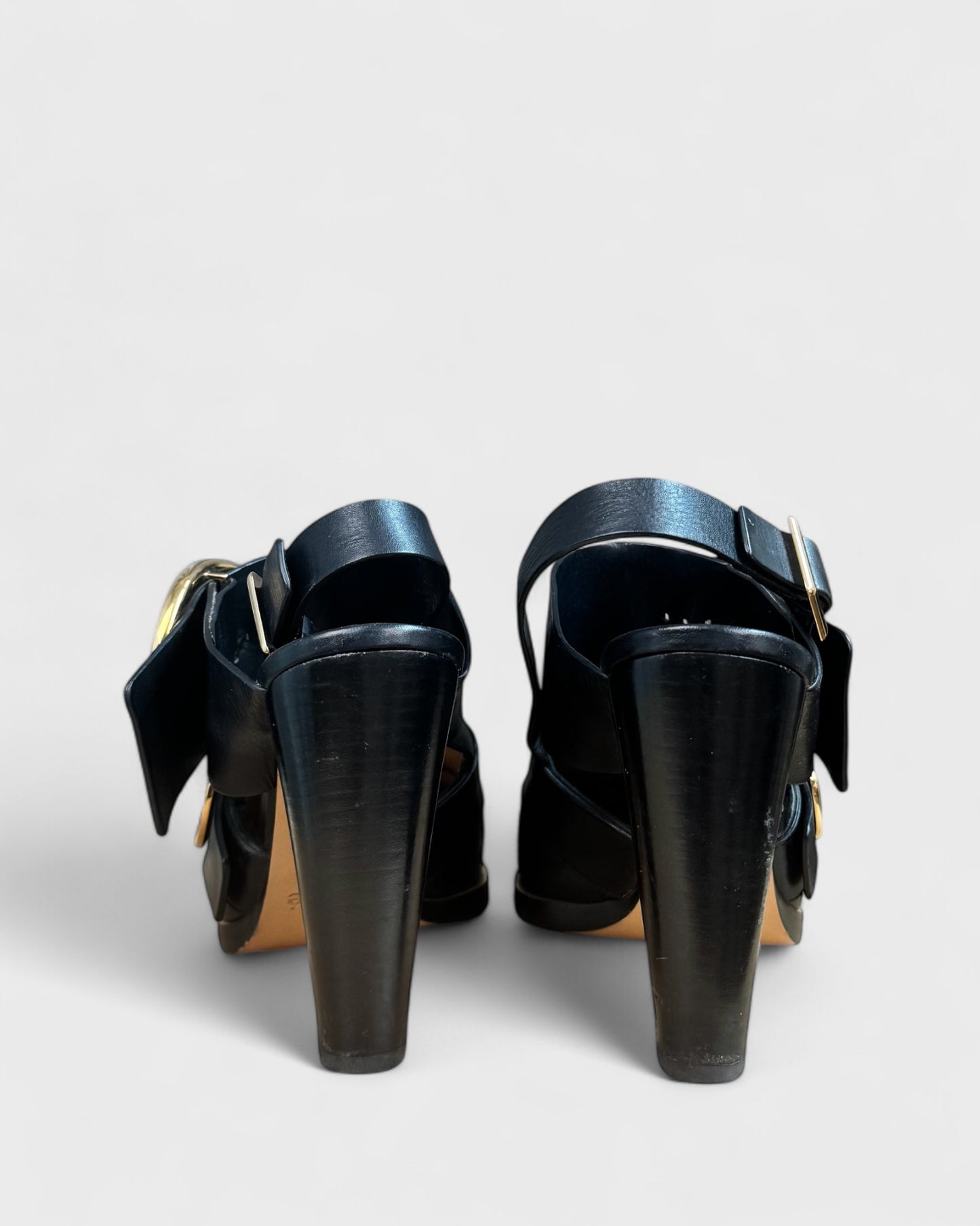 Talons boucles Noir Chloé , 40