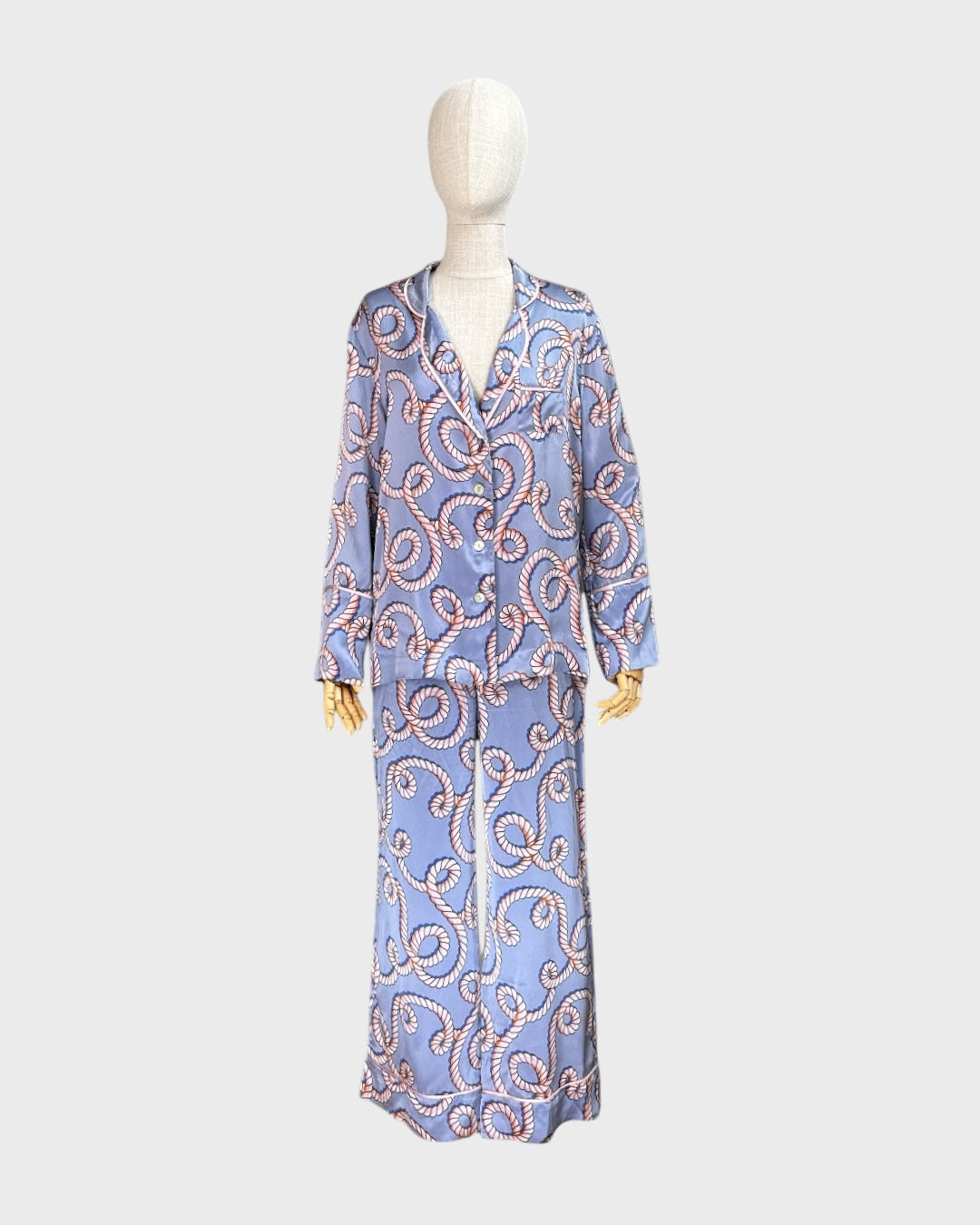 100% silk pajamas Mauve/pink Hesper Fox, M