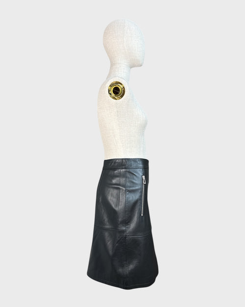 Lurela Hugo leather skirt