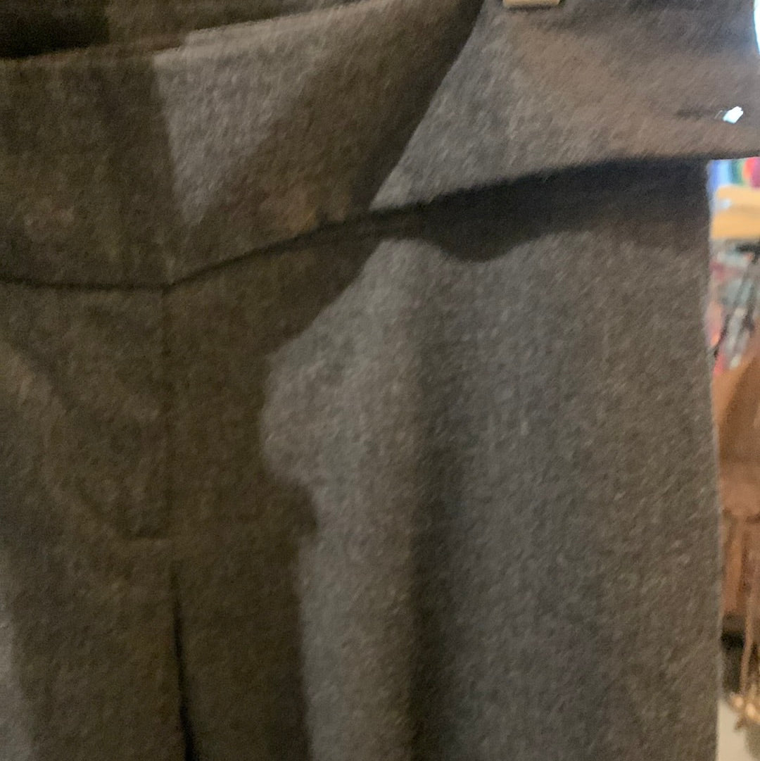 Charcoal gray wool pants Benetton