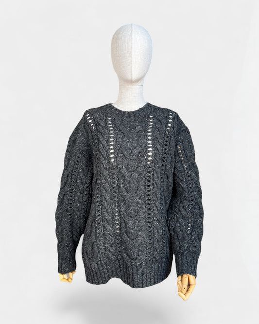 Wilfred Grey Knitted Sweater, S