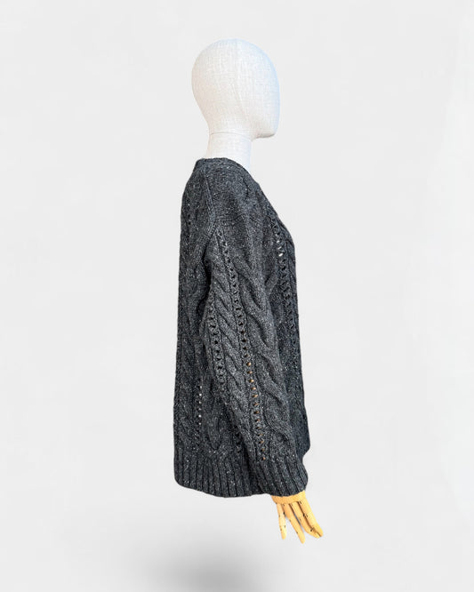 Wilfred Grey Knitted Sweater, S