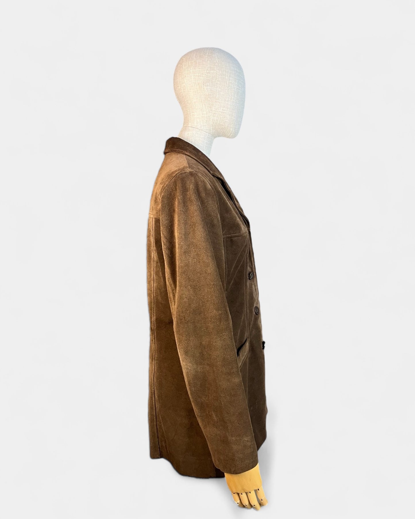 J&M Brown Suede Jacket, S