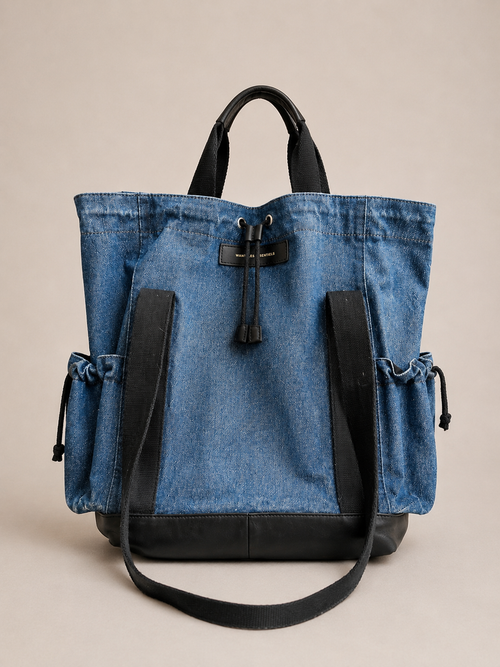 Black denim bag Want Les Essentiels