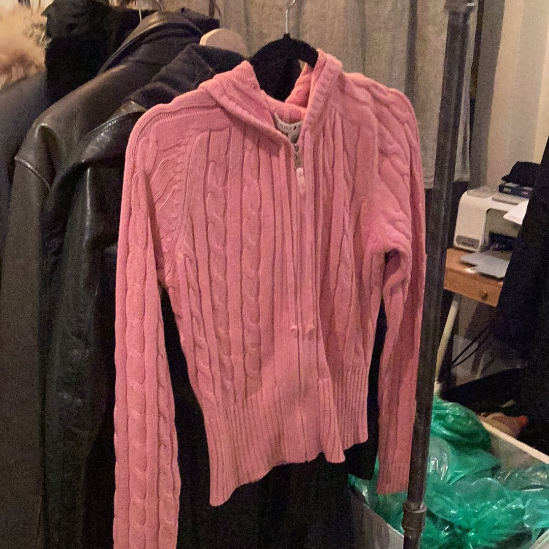 Pink knitted jacket Tommy Hilfiger