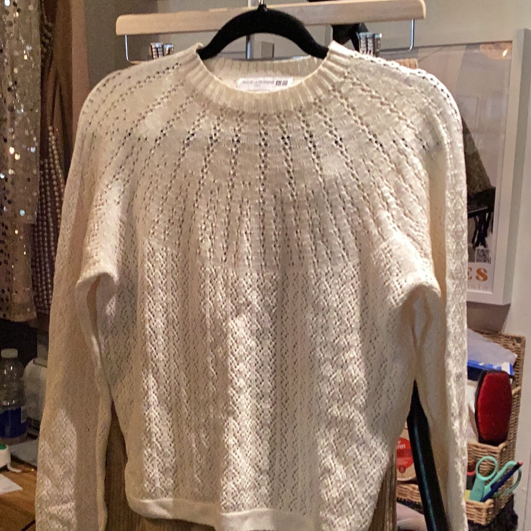 White knit sweater Ines la Fressance Uniqlo