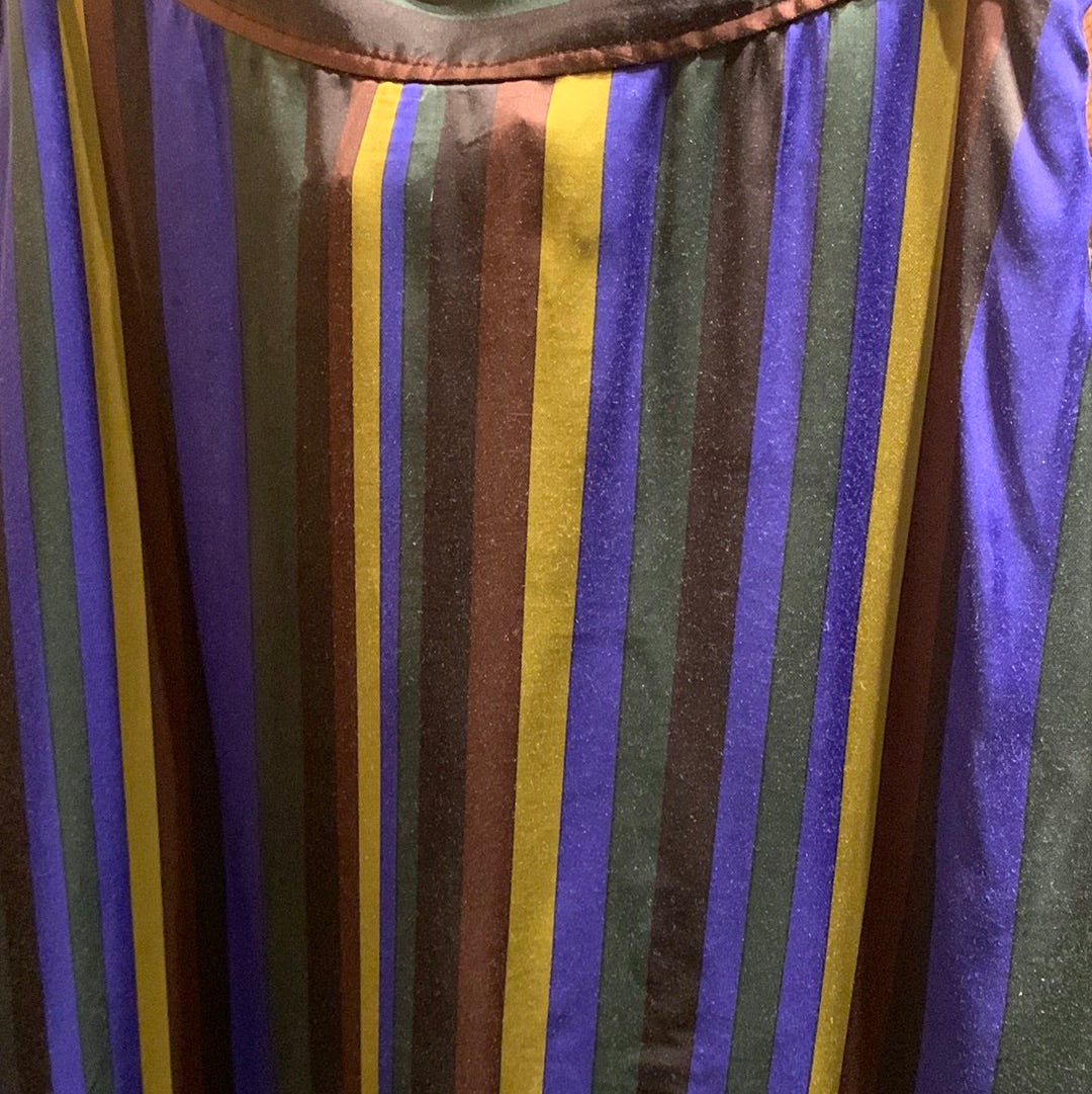 Massimo Dutty multi striped long skirt