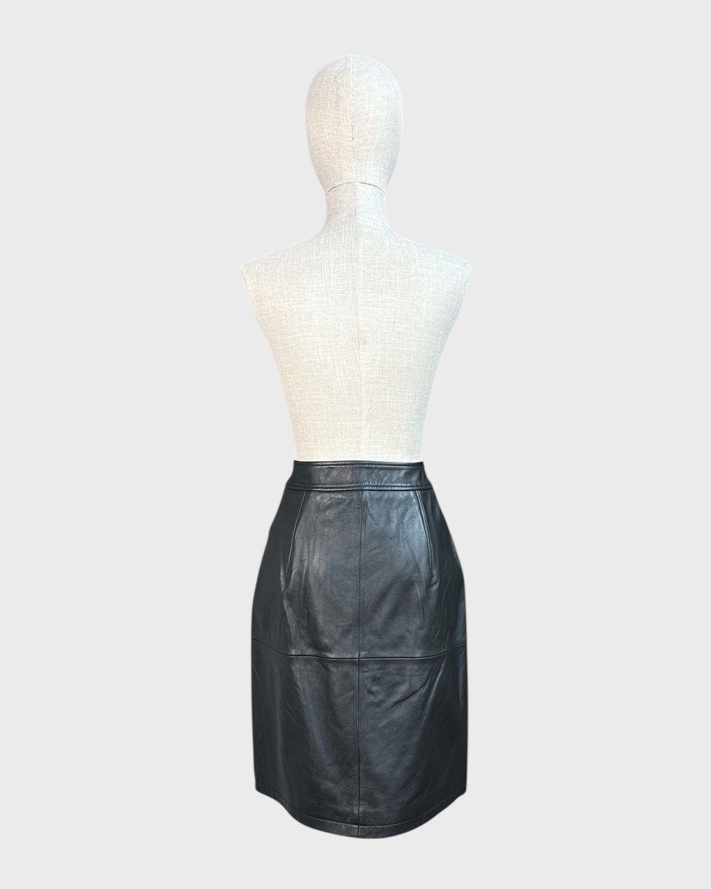 Lurela Hugo leather skirt