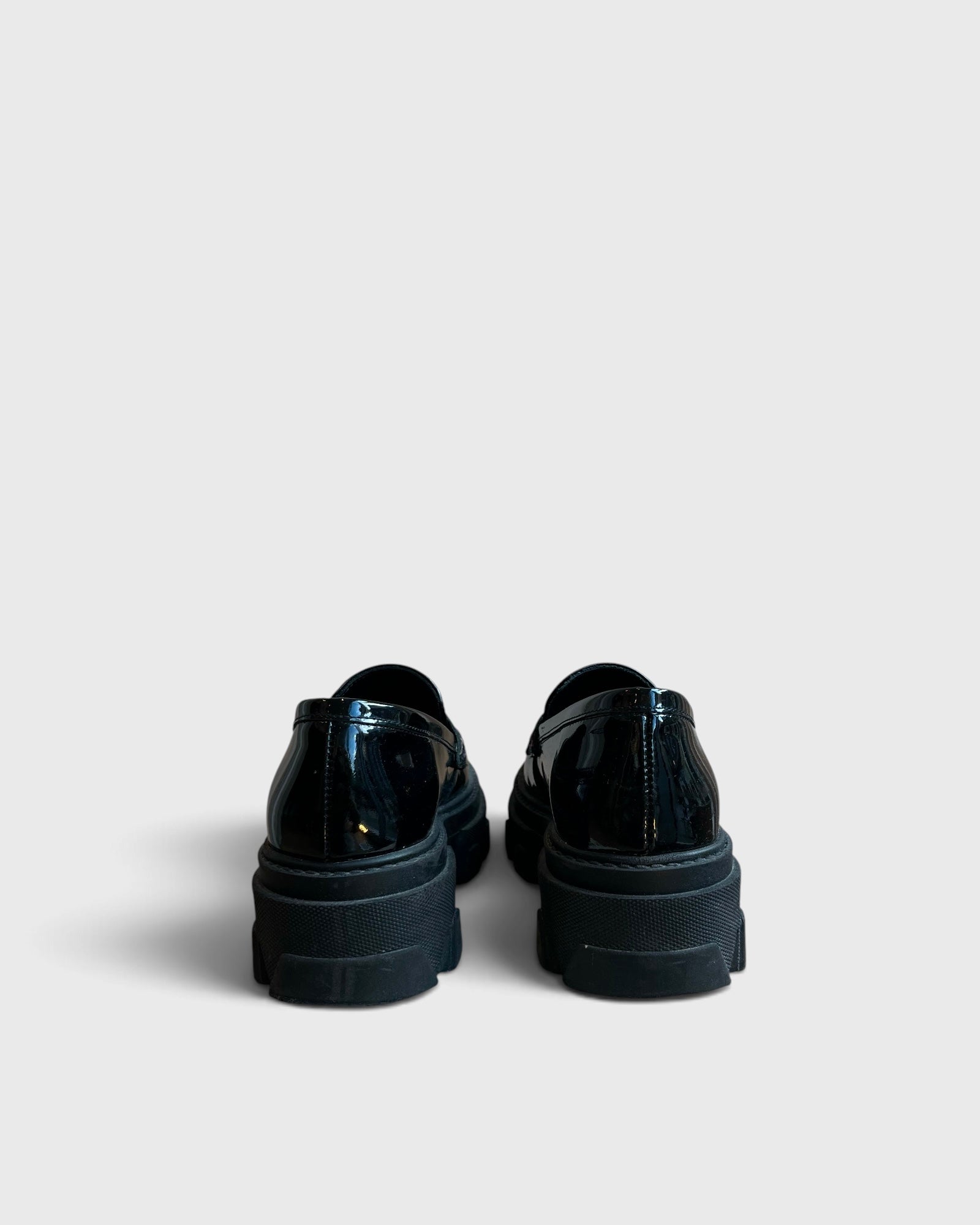 Sandro Black Buckle Loafers, size 38