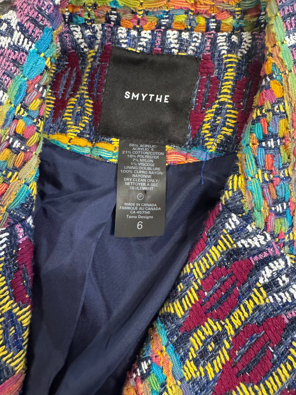 Veston jacquard, Smythe