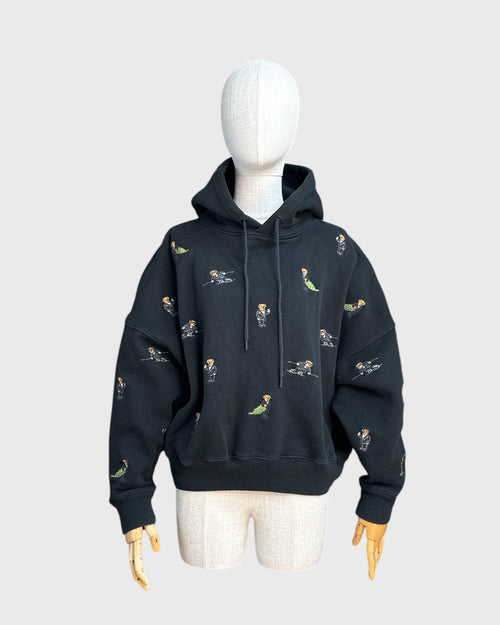 Polo Ralph Lauren Black Bear Hoodie, M
