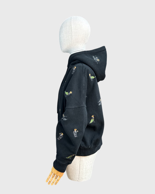 Polo Ralph Lauren Black Bear Hoodie, M