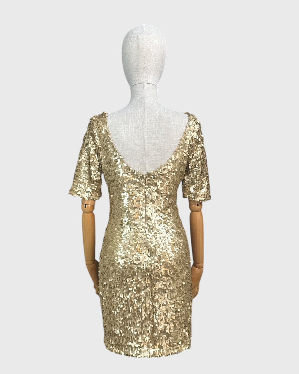 Gold sequined dress Ark &amp; co