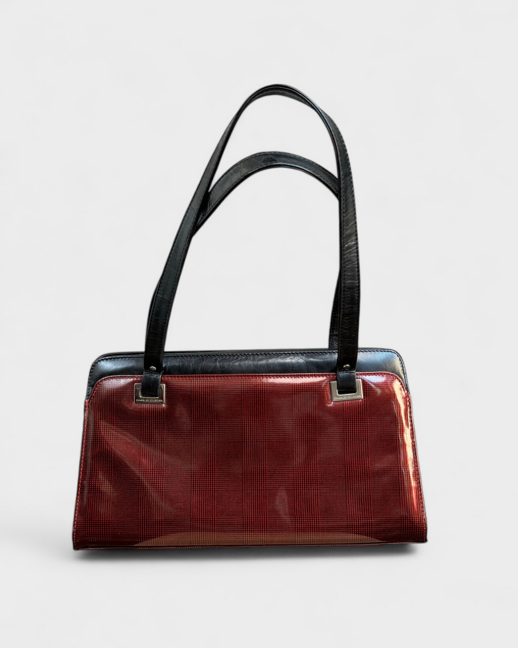 Sac à main rouge et noir, Charles Jourd