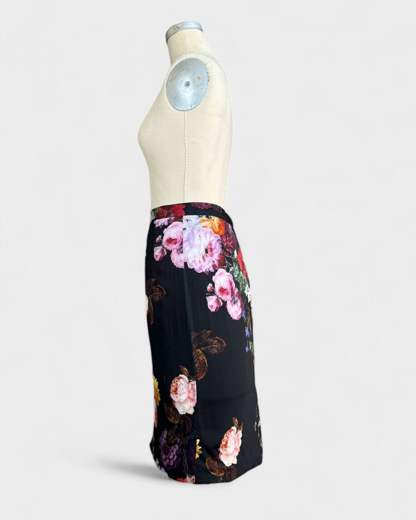 Floral skirt Black Dolce &amp; Gabbana