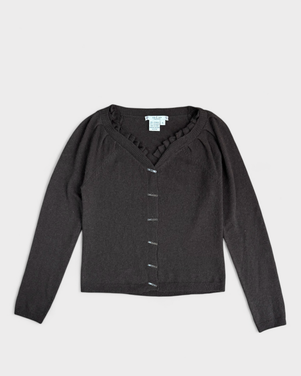 100% cashmere cardigan Brown Julie &amp; Jack, S