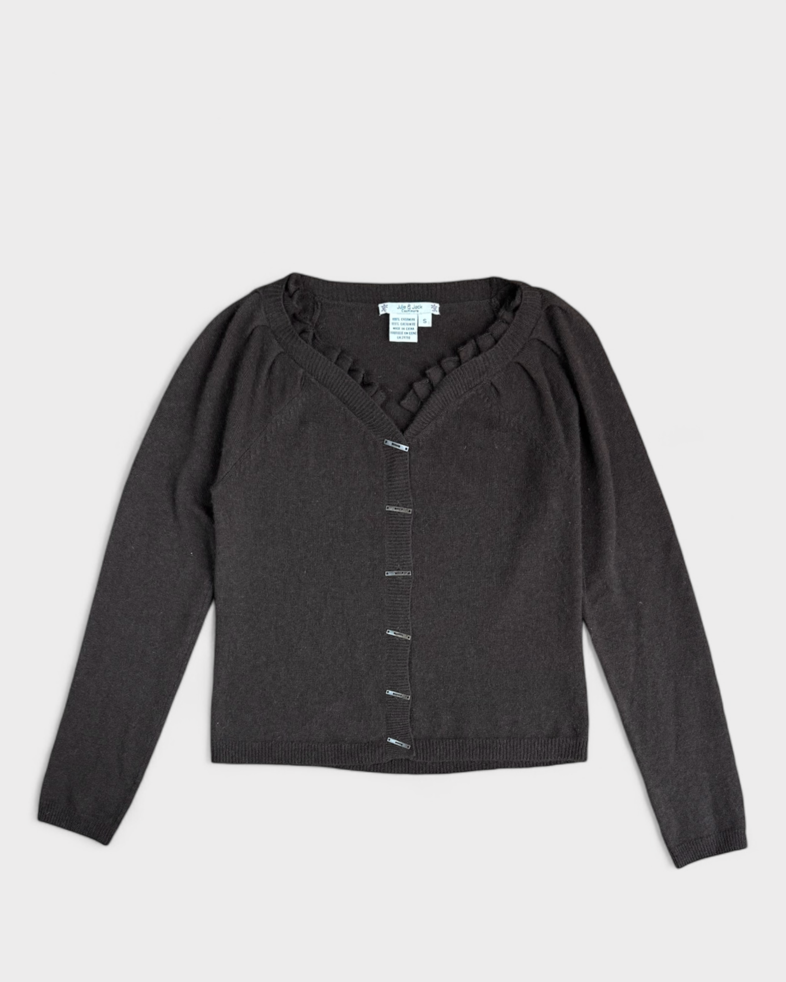 100% cashmere cardigan Brown Julie &amp; Jack, S