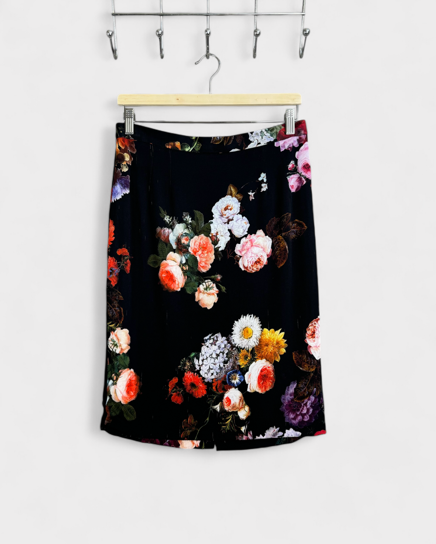 Floral skirt Black Dolce &amp; Gabbana