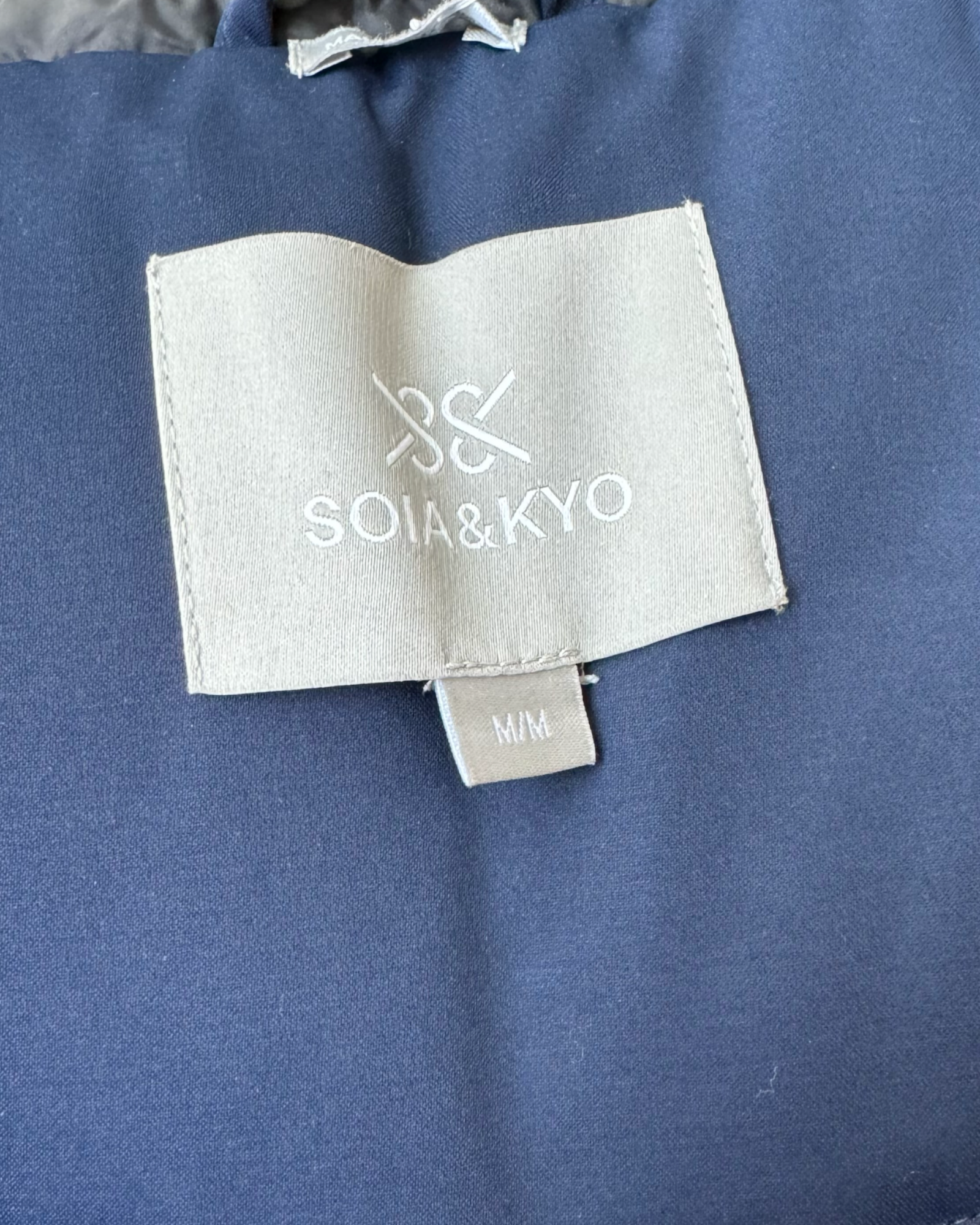 Blue winter coat, Soïa &amp; Kyo, M