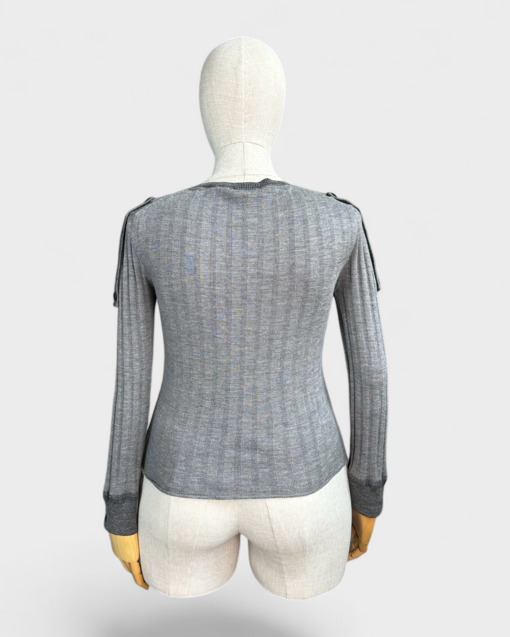 Chloé 100% wool gray sweater, M