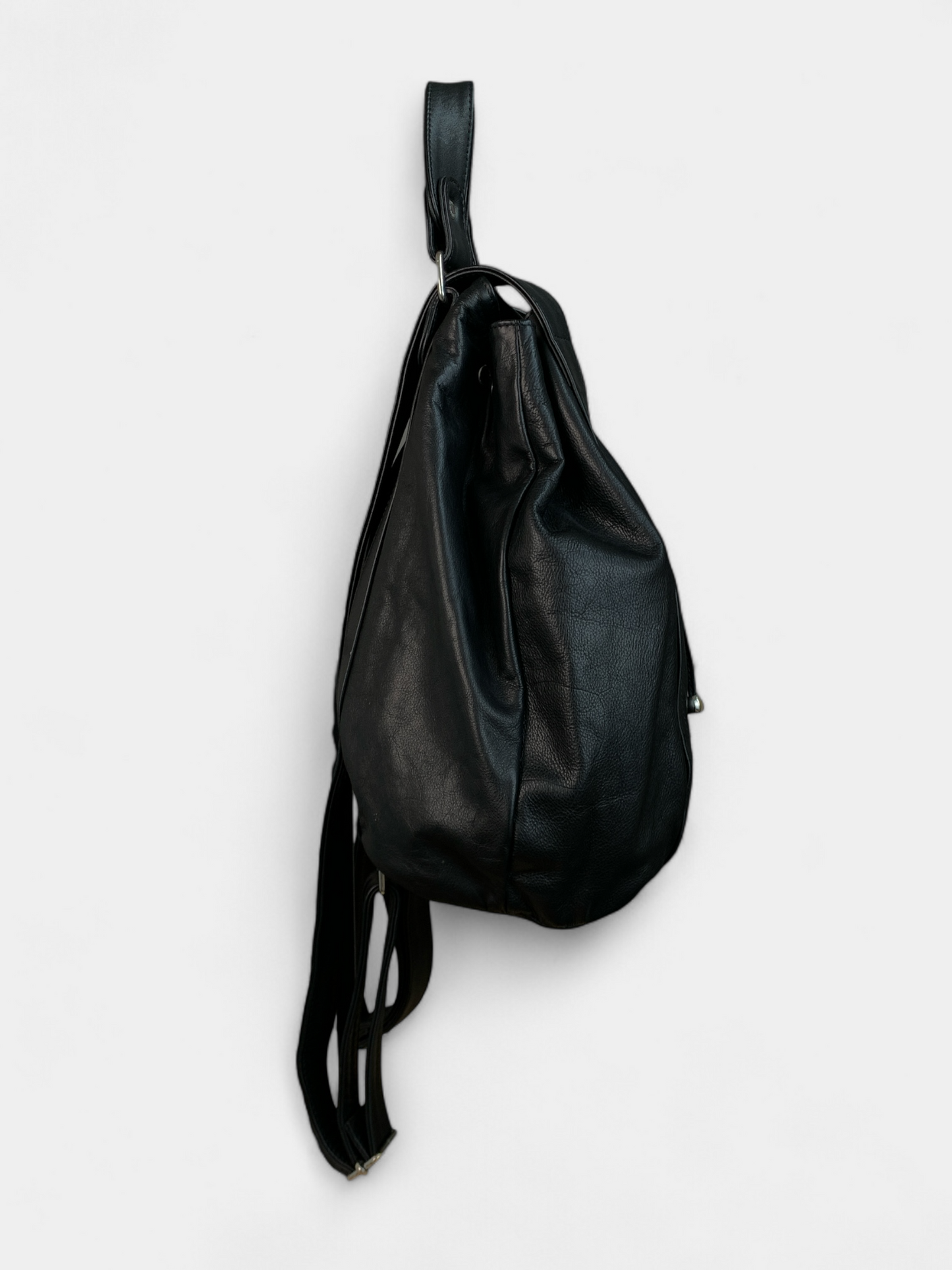 Black leather backpack, Gerard Darel