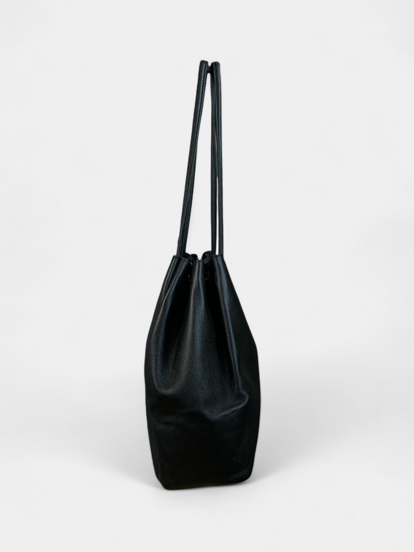 Leather handbag, Black Dkny