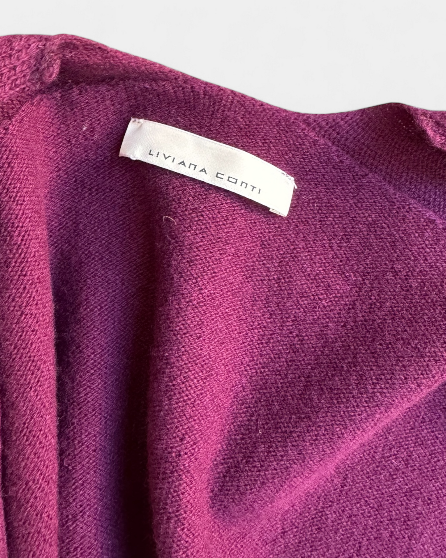 Cardigan bordeaux, Liviana Conti , 42