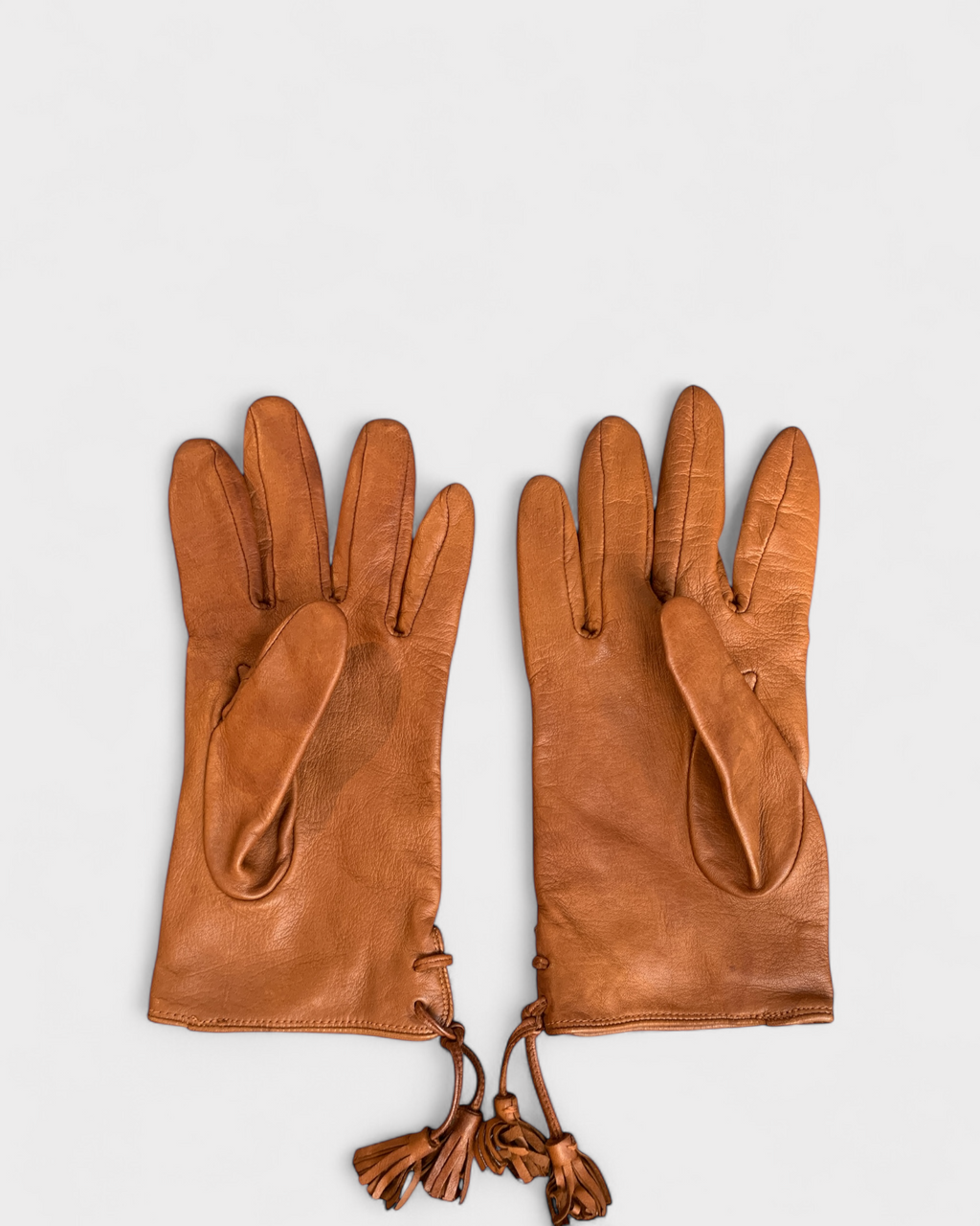 Brown leather gloves, Comptoir des Cotonniers, 1