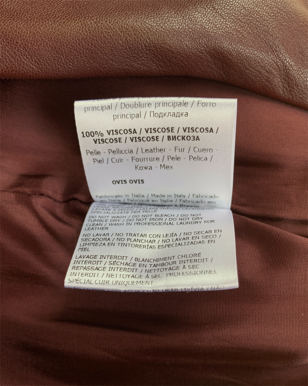 Jupe 100% cuir Twinset , S