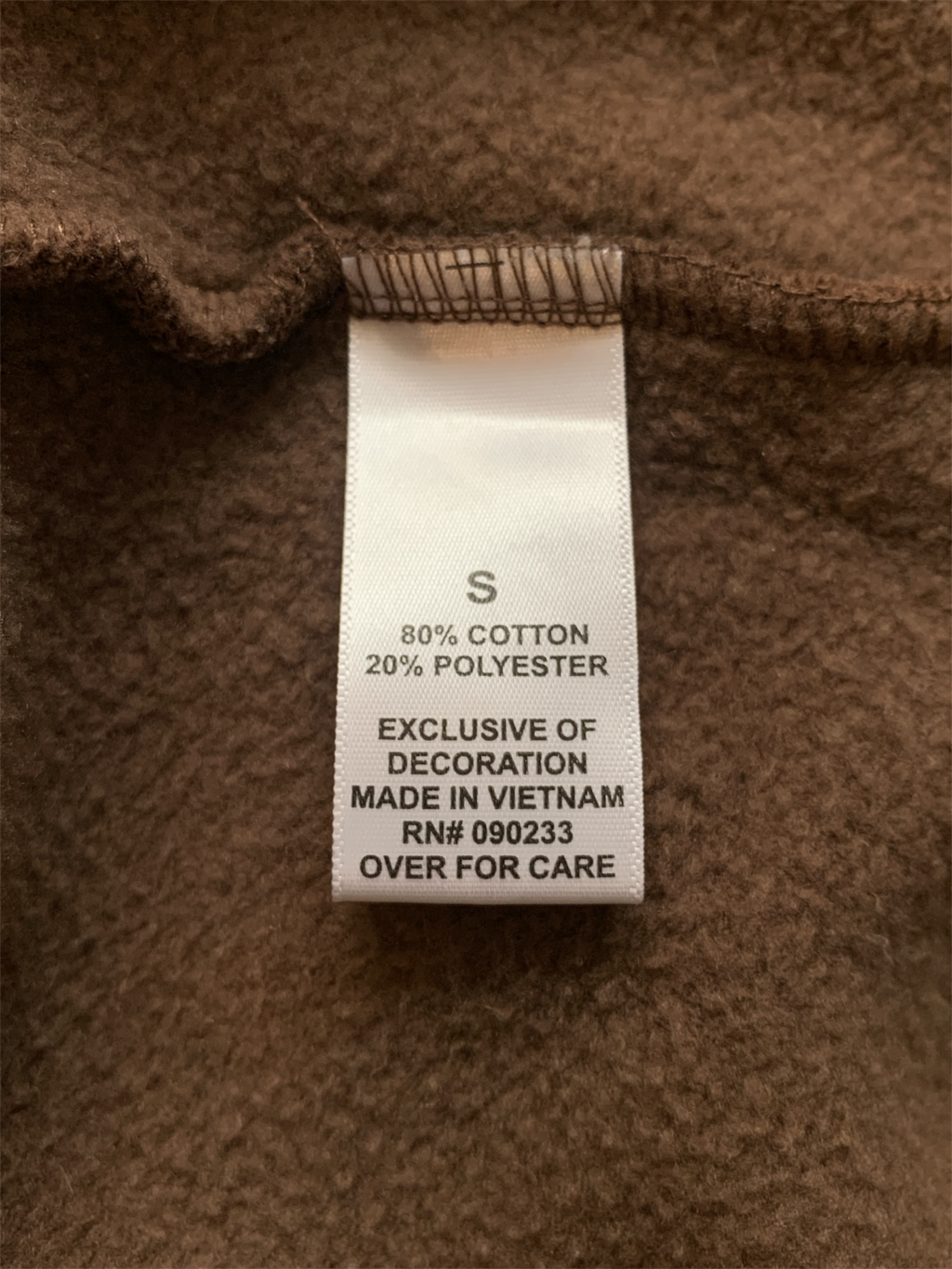 Essentials Brown Hoodie, S