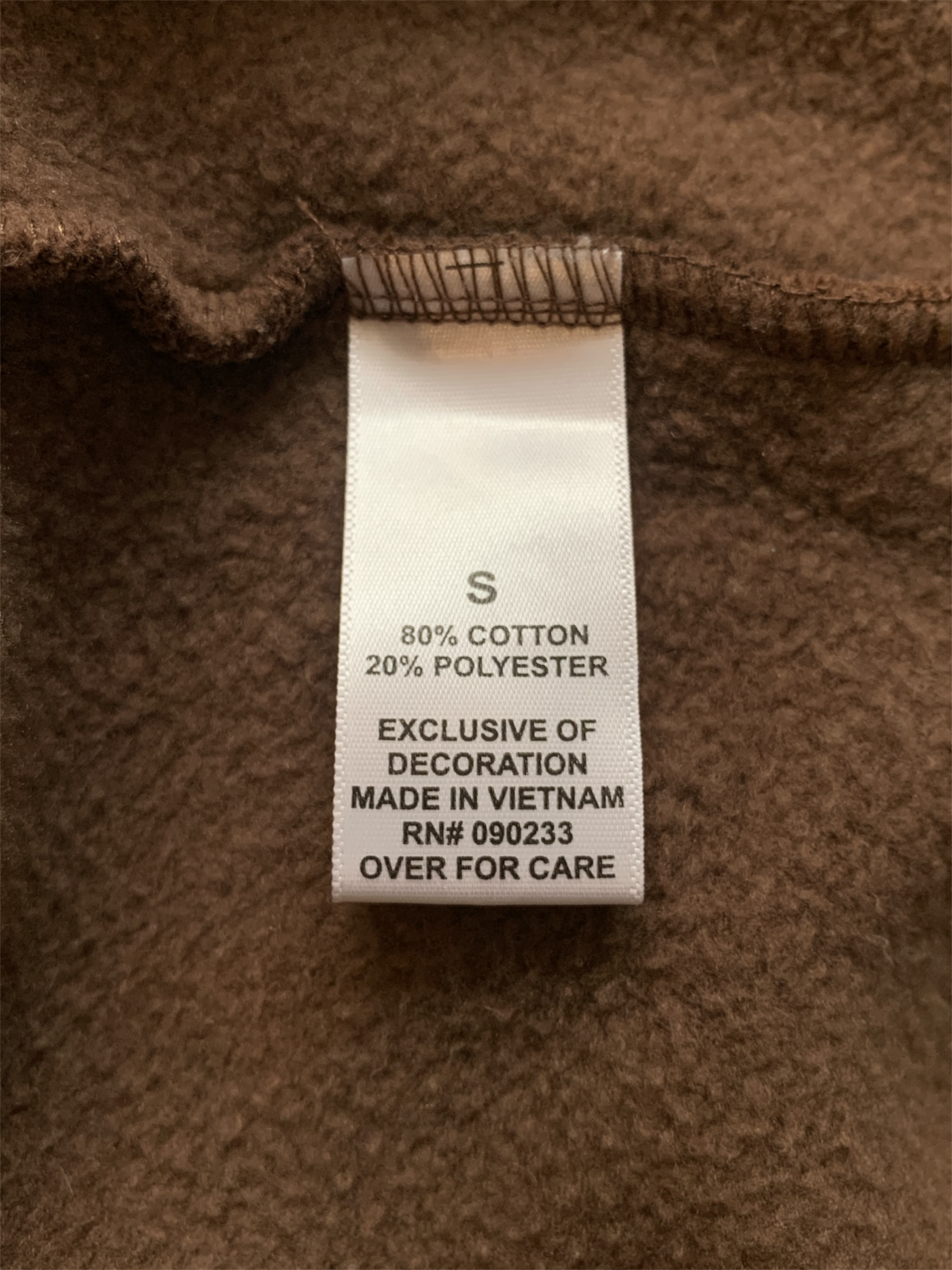 Essentials Brown Hoodie, S