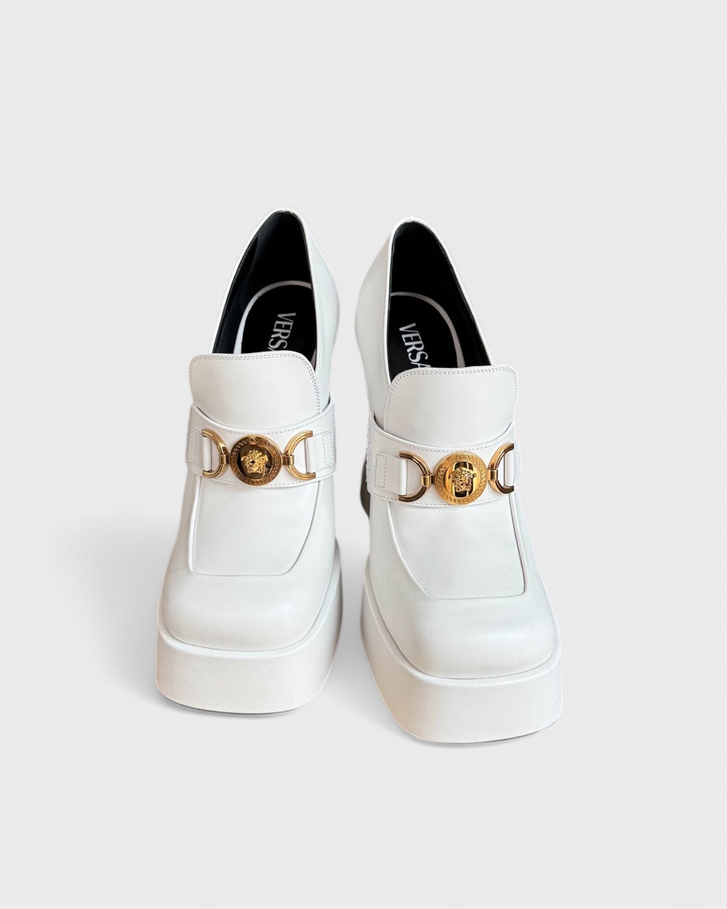 Versace platform loafers, 39.5