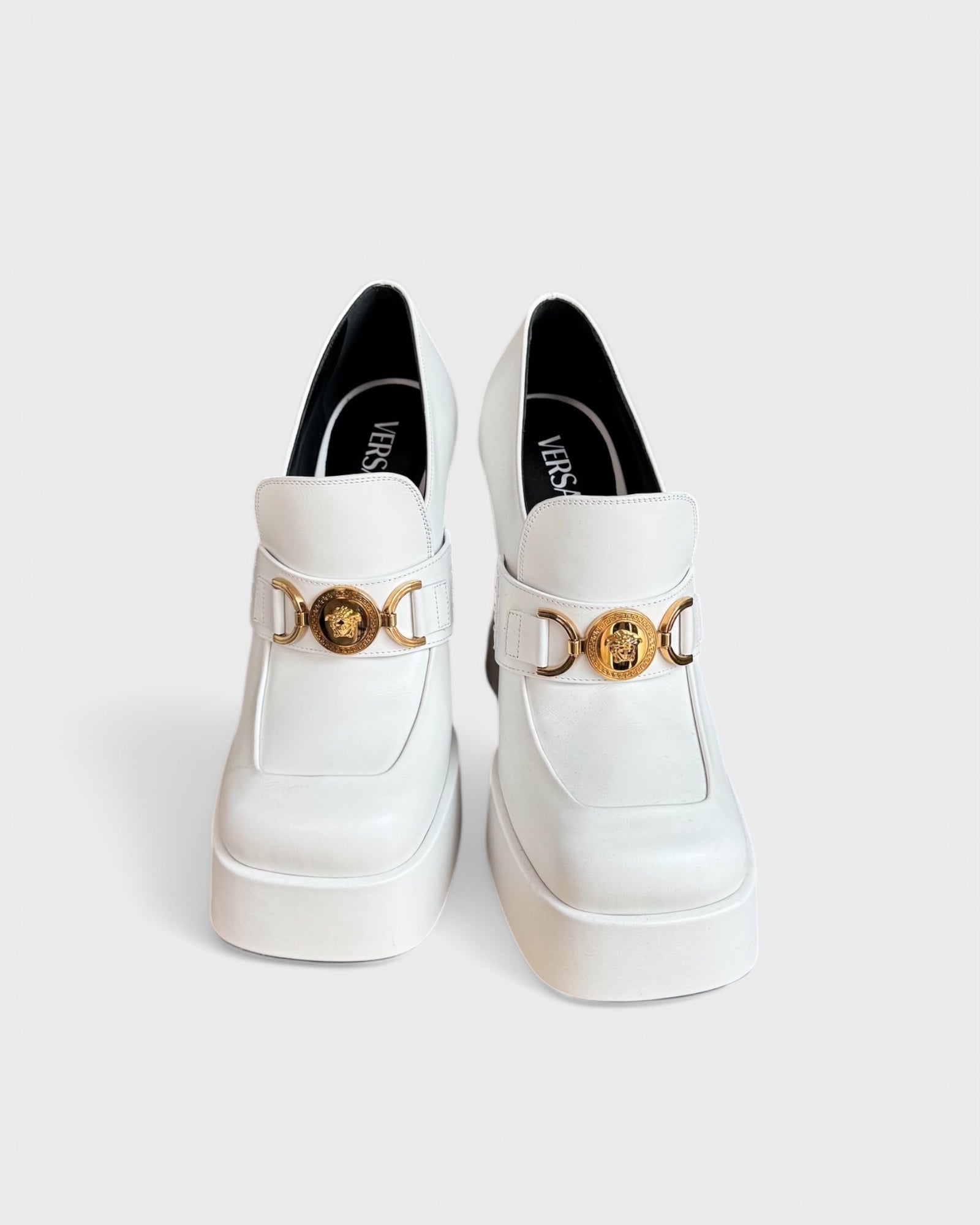 Versace platform loafers, 39.5