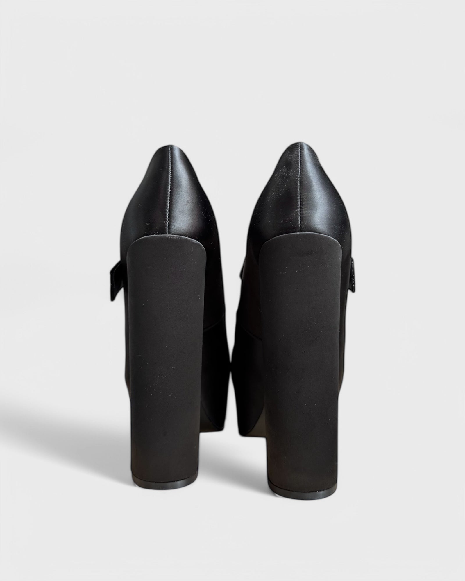 Versace Black Platform Maryjane, 40