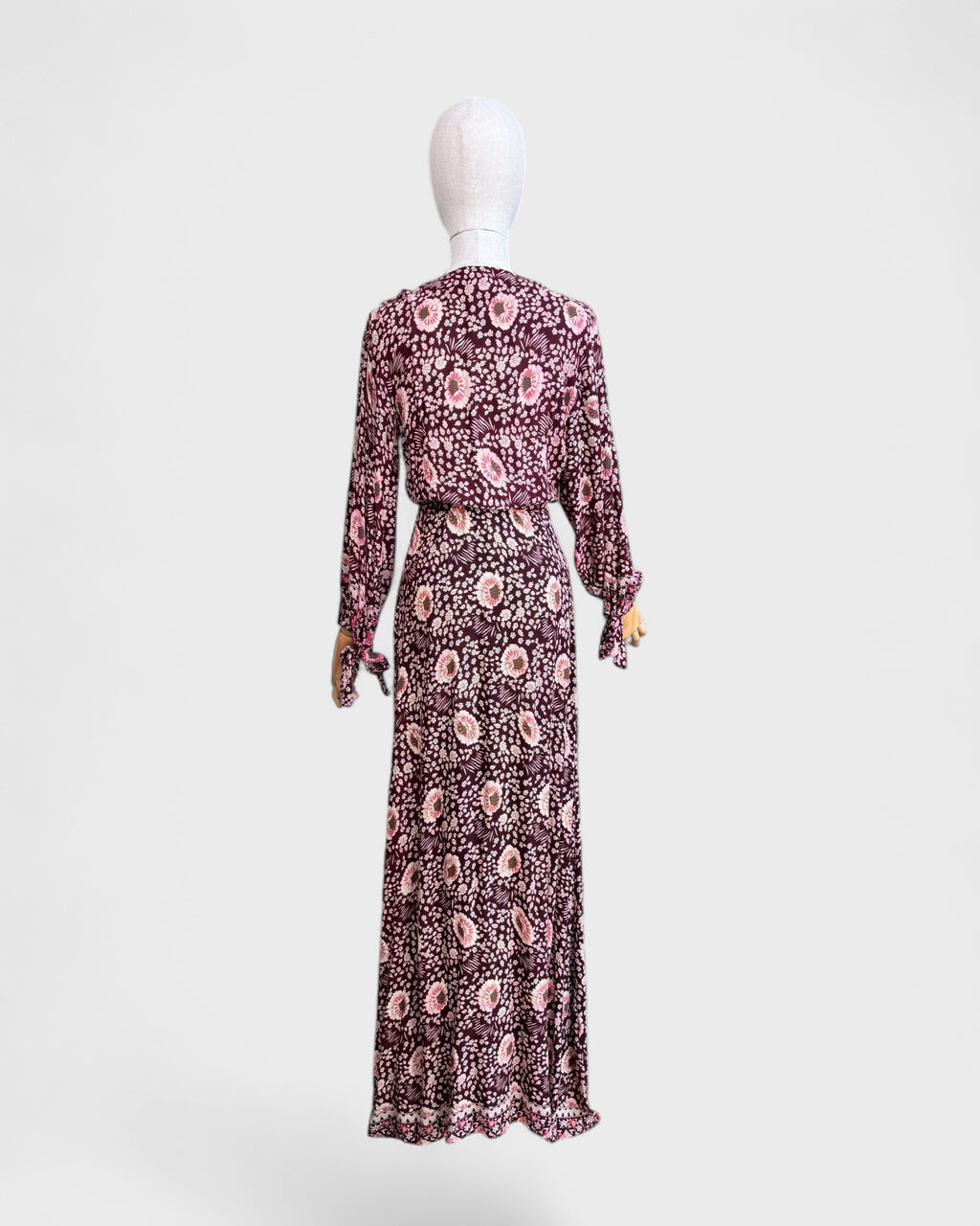 Nathalie Martin printed long dress – Size M
