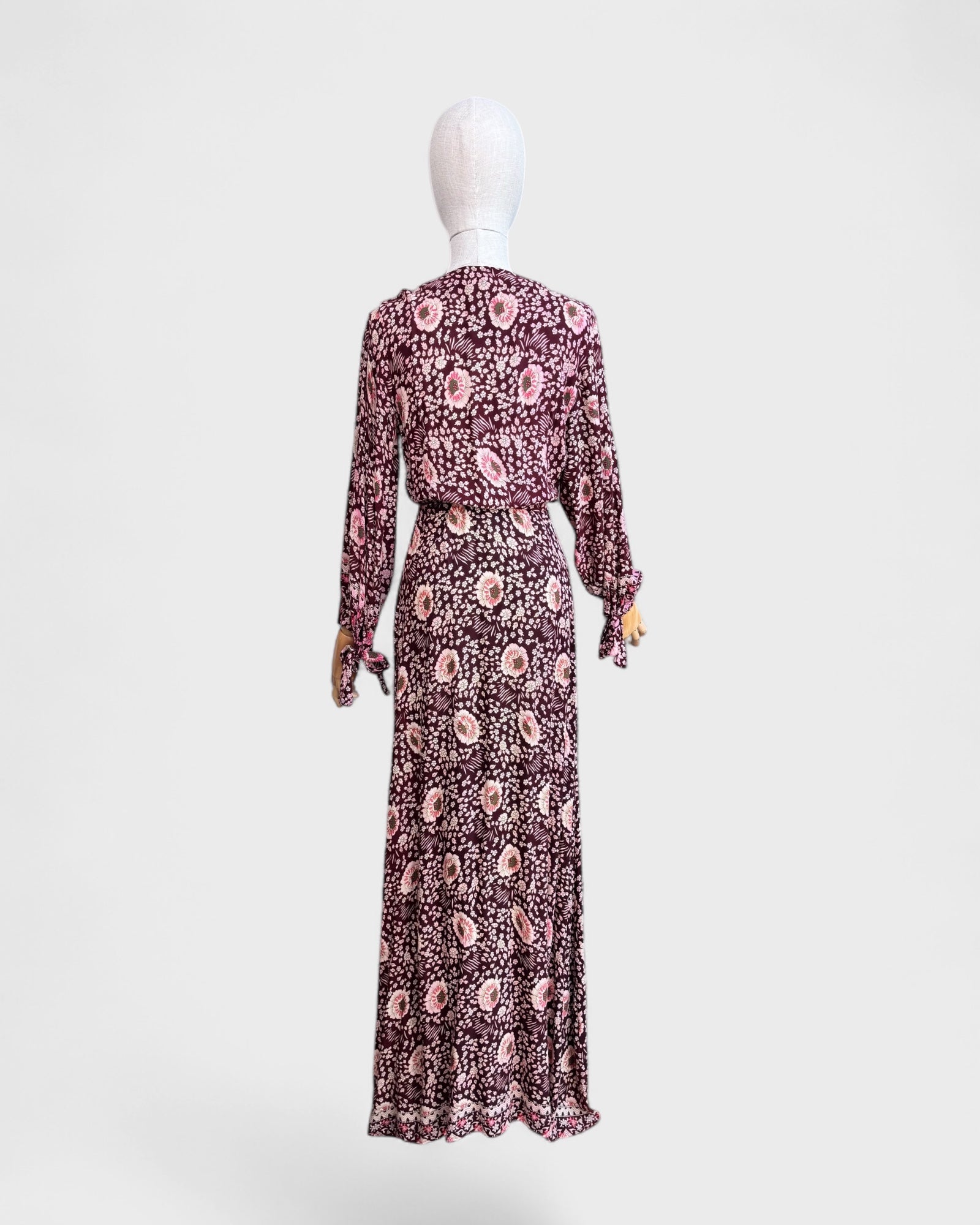 Nathalie Martin printed long dress – Size M