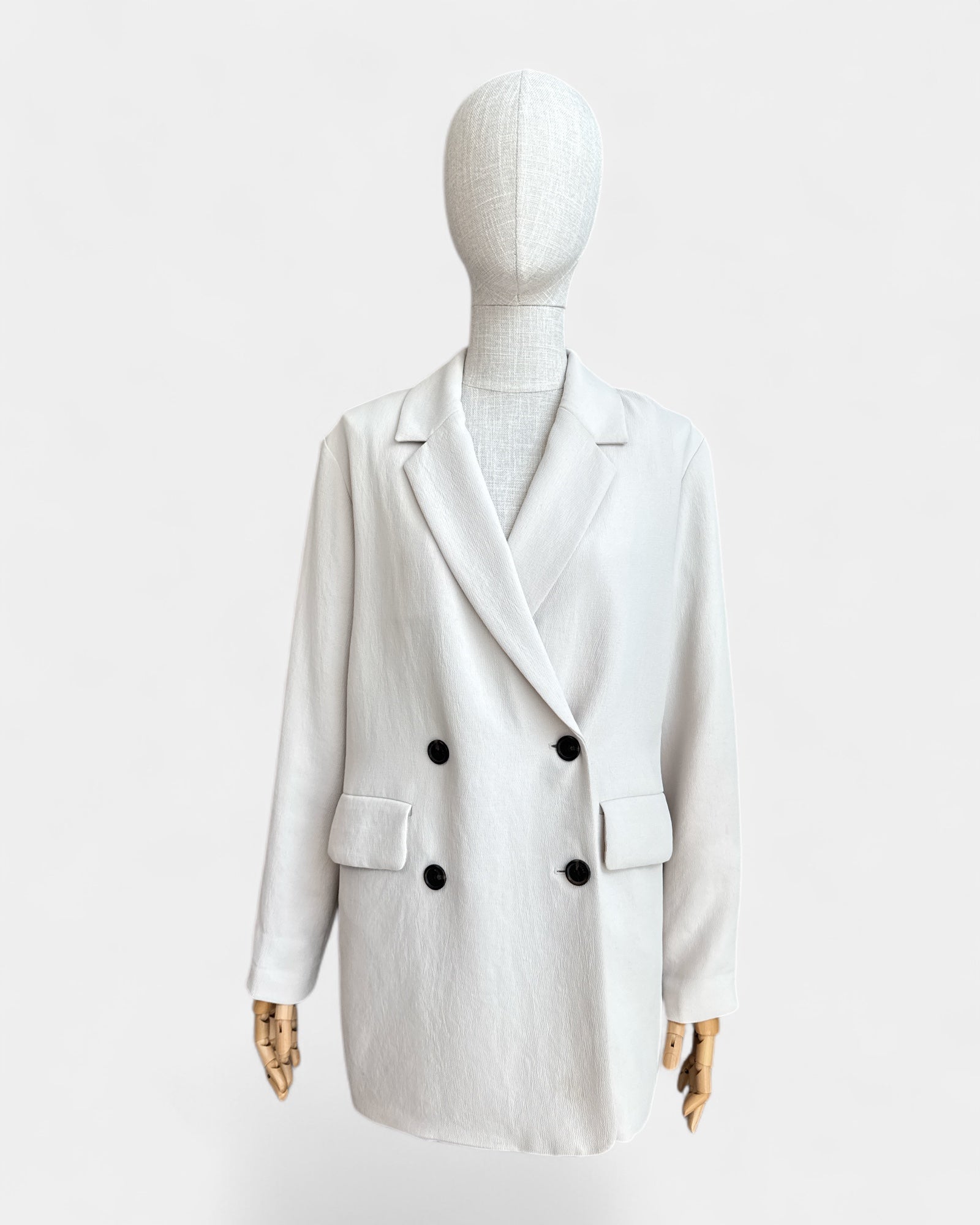 Wilfred Chalk Double-Breasted Jacket, 1