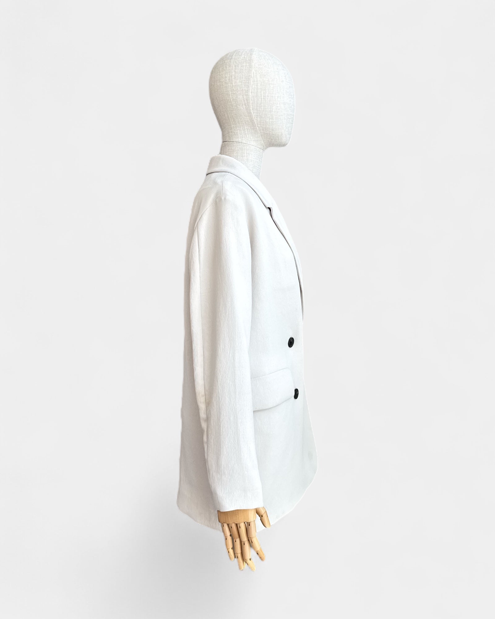 Wilfred Chalk Double-Breasted Jacket, 1