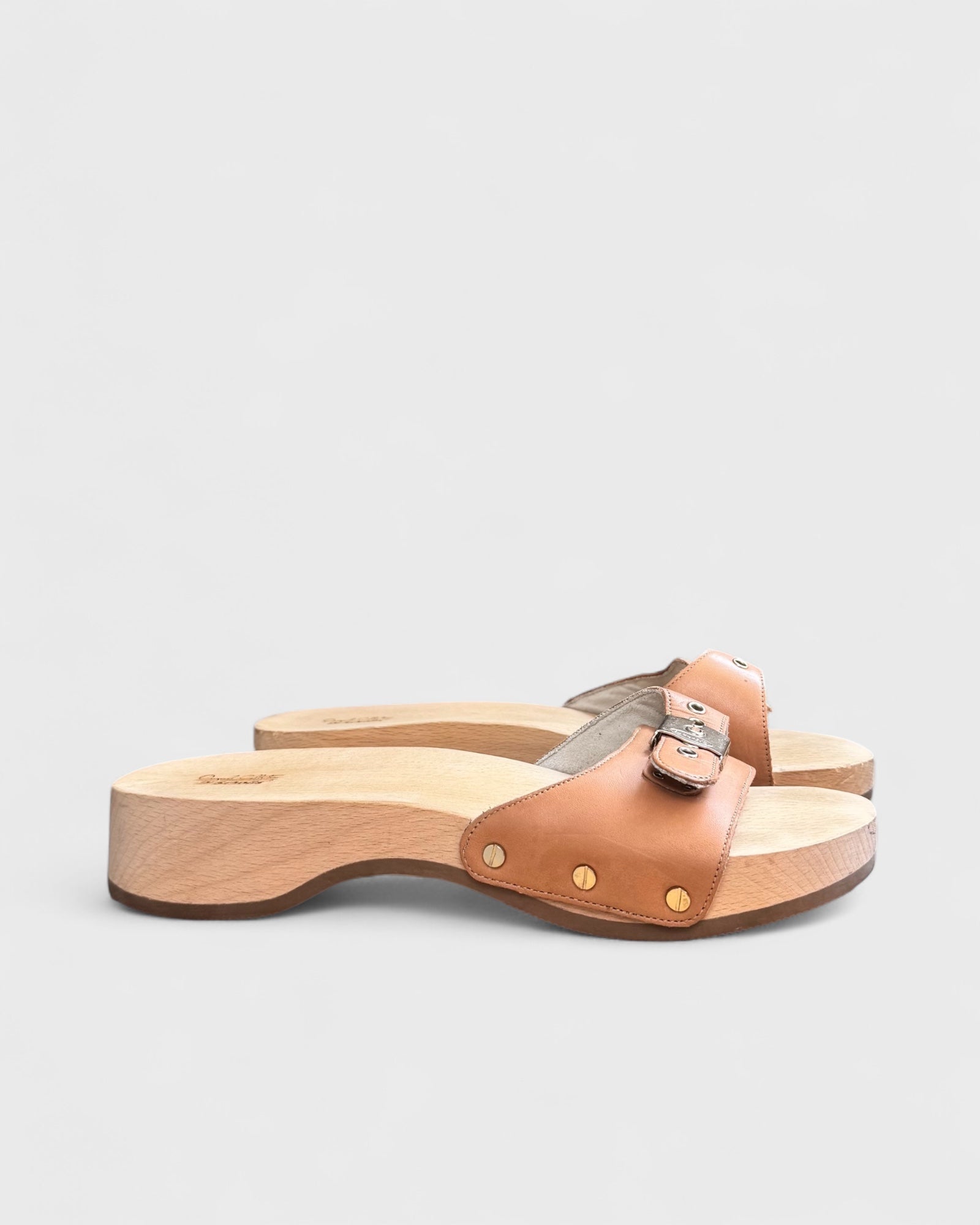 Dr Scholls Camel Clogs, 8