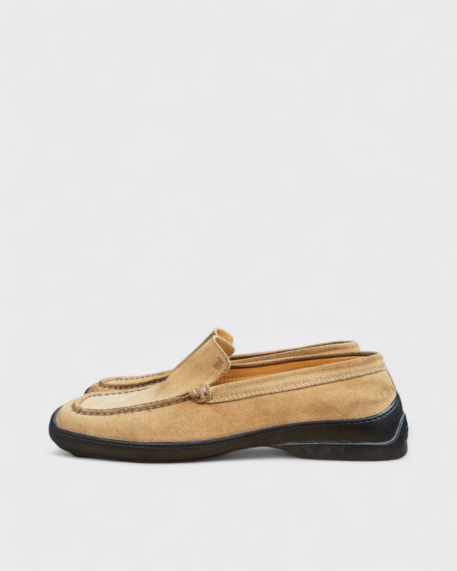 Tods Camel Suede Loafer, 37