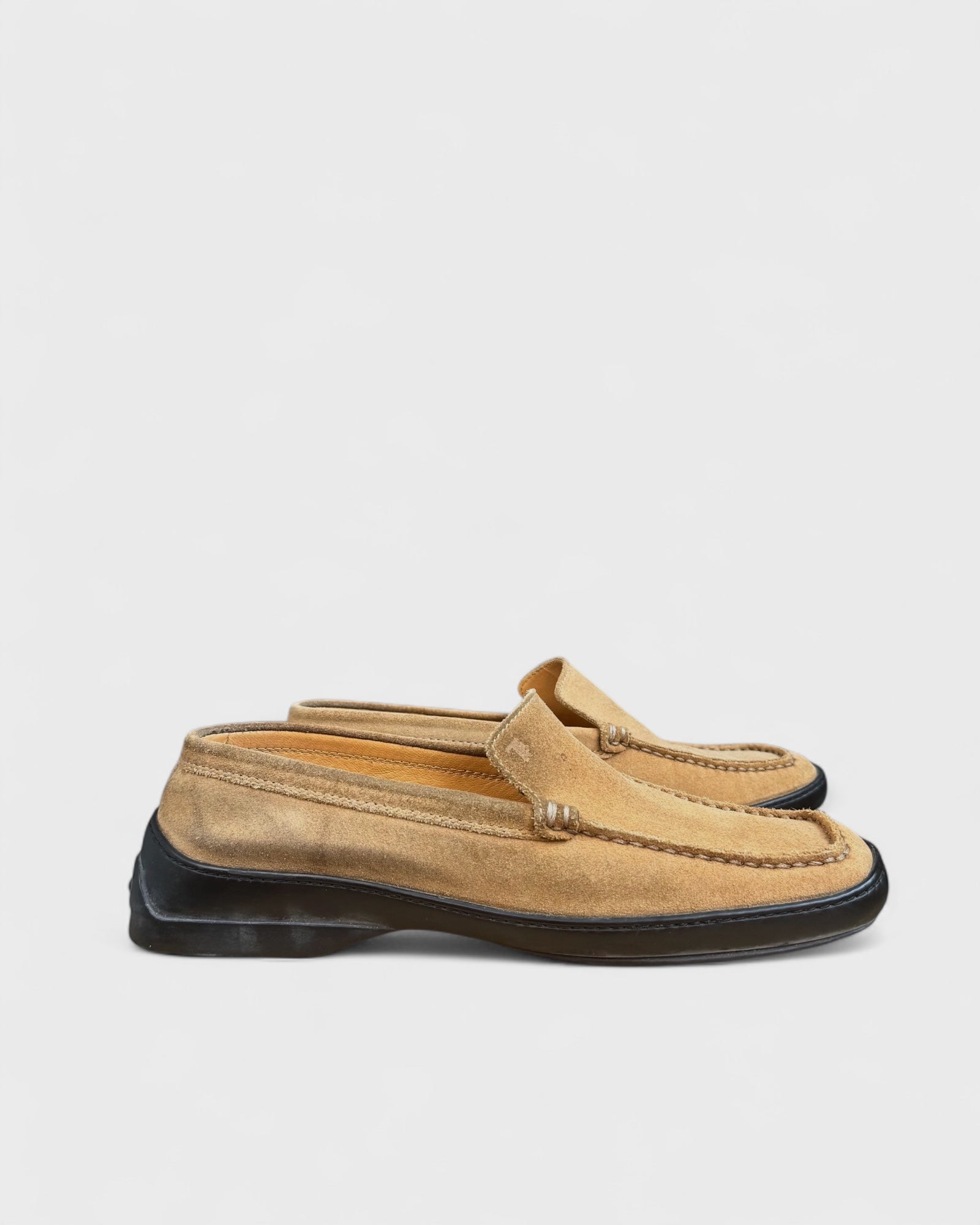 Tods Camel Suede Loafer, 37