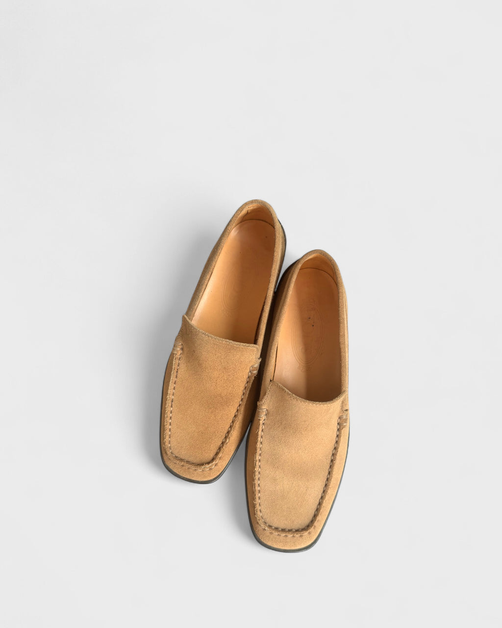 Tods Camel Suede Loafer, 37