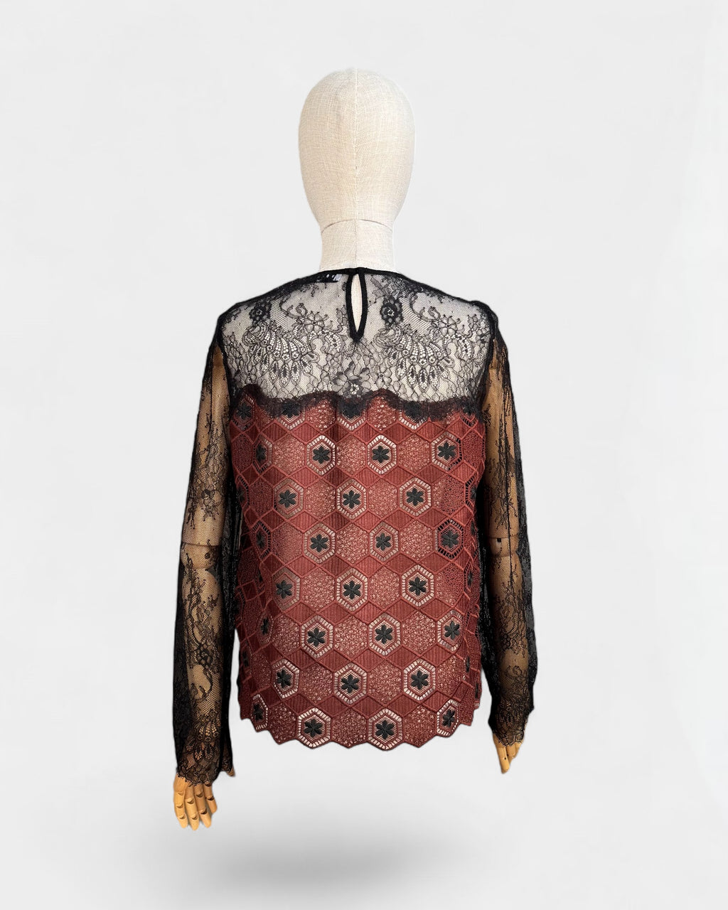 Sandro lace blouse, size 2