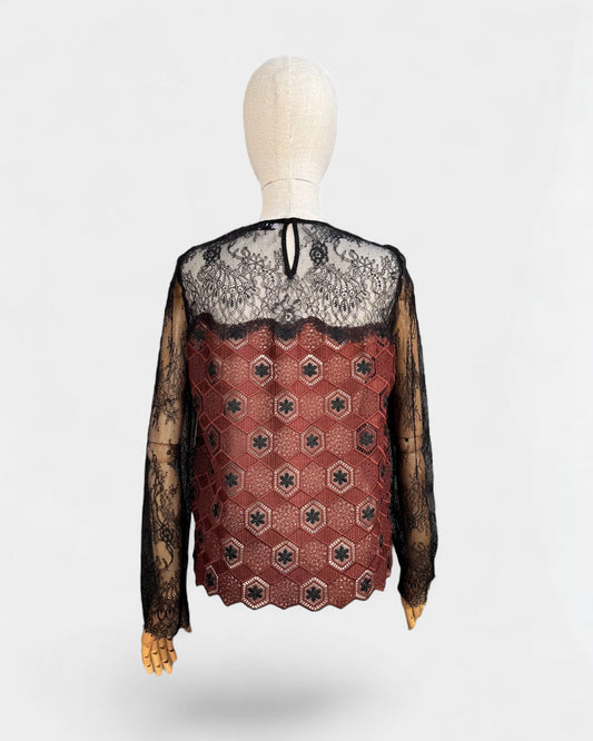 Sandro lace blouse – Size 2
